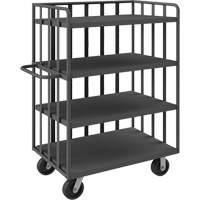 Open Portable Shelf Cart, 4 Tiers, 31-1/8" W x 57-1/2" H x 56-1/8" D, 3600 lbs. Capacity NRZ Safety Inc.