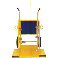 Chariot pour chalumeau et bouteille &agrave; gaz, Roues Rempli de mousse, Base de 24" la x 19-1/2" lo, 500 lb NRZ Safety Inc.