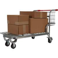 Nestable Wire Cart, Steel, 28-3/4" x 37-1/16" x 59-5/8", 275 lbs. Capacity NRZ Safety Inc.