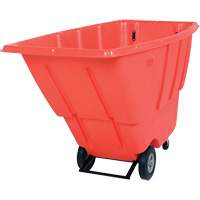 Tilt Truck, Polyethylene, 0.5 cu. yd., 450 lbs. Load Capacity NRZ Safety Inc.
