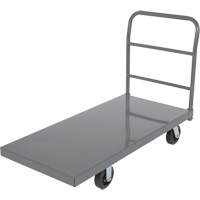 Platform Truck, 48" L x 24" W, 2000 lbs. Capacity, Rubber Casters NRZ Safety Inc.