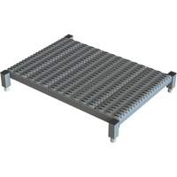 Adjustable Height One-Step Work Platform, 24" W x 36" D, 800 lbs. Capacity, All-Welded NRZ Safety Inc.