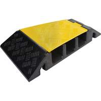 Powerhouse Heavy-Duty Right Turn Cable Protector, 3 Channels, 12" L x 19.75" W x 3" H NRZ Safety Inc.