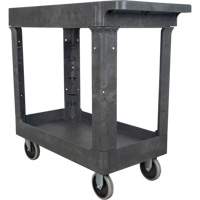 Utility Service Cart, 2 Tiers, 16-1/2" x 32-1/2" x 34-1/2", 550 lbs. Capacity NRZ Safety Inc.