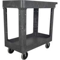 Utility Service Cart, 2 Tiers, 16-1/2" x 32-1/2" x 34-1/2", 550 lbs. Capacity NRZ Safety Inc.