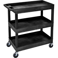 Tub Cart, 3 Tiers, 35-1/4" x 36-1/4" x 18", 300 lbs. Capacity NRZ Safety Inc.