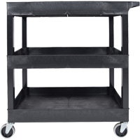 Tub Cart, 3 Tiers, 35-1/4" x 36-1/4" x 18", 300 lbs. Capacity NRZ Safety Inc.