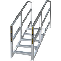 3-5 Step Telescopic Aluminum Smart Stairs NRZ Safety Inc.