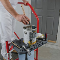 Buildman Portable Scaffold, 40-5/8" D x 4' H NRZ Safety Inc.