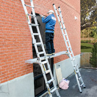 Planche de travail t&eacute;lescopique, 204" la x 12" pr, Capacit&eacute; de 250 lb, D&eacute;mont&eacute; NRZ Safety Inc.