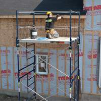 Tour d'&eacute;chafaudage compl&egrave;te avec roulettes, 69-1/2" p x 178" h NRZ Safety Inc.