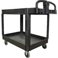 Utility Cart, 2 Tiers, 25-5/8" x 33-1/2" x 43-3/4", 550 lbs. Capacity NRZ Safety Inc.