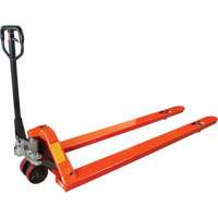 8' Long Fork Hydraulic Pallet Trucks, 96" L x 27" W, 4400 lbs. Capacity NRZ Safety Inc.