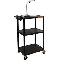 Electric Utility Cart, 3 Tiers, 24" x 42" x 18", 300 lbs. Capacity NRZ Safety Inc.