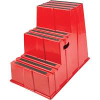 Industrial Step Stool, 3 Steps, 34-13/16" x 22-7/16" x 28-1/2" High NRZ Safety Inc.