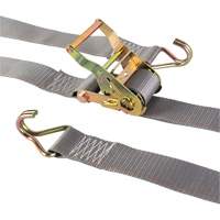 Heavy-Duty Utility Strap, J-Hook, 2" W x 16' L, 500 lbs. (227 kg) WLL NRZ Safety Inc.