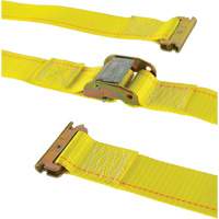 Heavy-Duty Utility Strap, Cam Buckle, 2" W x 12' L, 835 lbs. (379 kg) WLL NRZ Safety Inc.