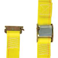Heavy-Duty Utility Strap, Cam Buckle, 2" W x 12' L, 835 lbs. (379 kg) WLL NRZ Safety Inc.
