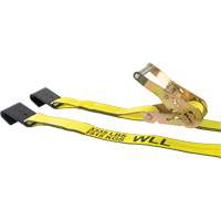 Winch Strap, Flat Hook, 30' W x 2" L, 3335 lbs. (1512 kg) Working Load Limit NRZ Safety Inc.
