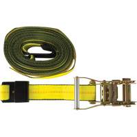 Winch Strap, Flat Hook, 30' W x 2" L, 3335 lbs. (1512 kg) Working Load Limit NRZ Safety Inc.