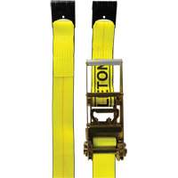 Tendeur d'arrimage pour treuil, Crochet plat, 30' , 3" , Charge d'utilisation max. 5400 lb (2449 kg) NRZ Safety Inc.