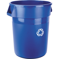 Contenant de collecte des d&eacute;chets recyclable Brute, Vrac, Plastique, 32 gal. US NRZ Safety Inc.