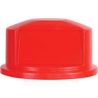 Round Brute&reg; Tops, Dome Lid, Plastic/Polyethylene, Fits Container Size: 22" Dia. NRZ Safety Inc.