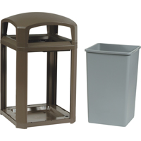 Cadre pour contenant Landmark Series Classique a/enveloppe rigide, Acier galvanis&eacute;, 35 gal. US NRZ Safety Inc.