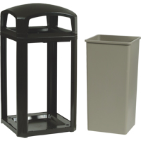 Cadre pour contenant Landmark Series Classique a/enveloppe rigide, Plastique, 50 gal. US NRZ Safety Inc.
