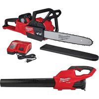 Ensemble souffleuse & scie &agrave; chaîne sans fil, 16", &agrave; pile, 18 V NRZ Safety Inc.