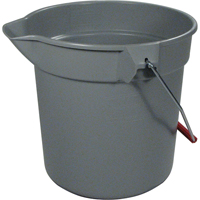 Seau Brute, Capacit&eacute; de 2.5 gal. US (10 pintes), Gris NRZ Safety Inc.