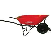 Contractor Wheelbarrow, 6 cu. ft., Steel Tray NRZ Safety Inc.