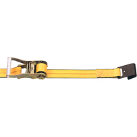 Tendeurs d'arrimage &agrave; cliquet, Crochet plat, 2" , 30' , Charge d'utilisation max. 3335 lb (1513 kg) NRZ Safety Inc.