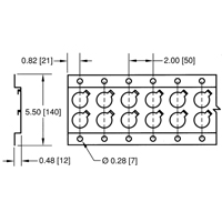 Logistic Tracks - Series E Track Horizontal NRZ Safety Inc.