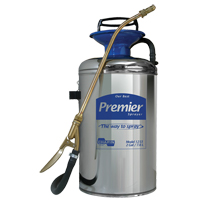 Premier Series Pro Sprayer, 2 gal. (7.6 L), Stainless Steel, 12" Wand NRZ Safety Inc.