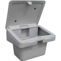 Salt Sand Container SOS, With Hasp, 30" x 24" x 24", 5.5 cu. Ft., Grey NRZ Safety Inc.