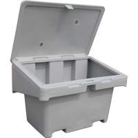 Salt Sand Container SOS, With Hasp, 42" x 29" x 30", 11 cu. Ft., Grey NRZ Safety Inc.