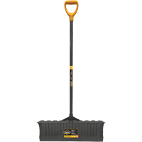 Pro Snow Pusher, Polypropylene Blade, D-Grip Handle, 20-3/4" W NRZ Safety Inc.