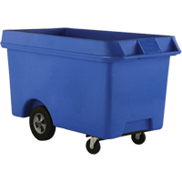 Starcart Heavy-Duty Box Truck, Polyethylene, 72" L x 35.5" W x 40" H, 39 cu. ft. Volume, 1500 lbs. Capacity NRZ Safety Inc.