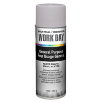 Peinture industrielle Work Day, Gris, Tr&egrave;s mat, 10 oz, Canette a&eacute;rosol NRZ Safety Inc.