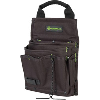 Tool Bag, Nylon, 7 Pockets, Black NRZ Safety Inc.