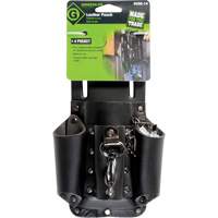 Tool Belt Pouch, Multiple Tool Holder, Leather, 4 Pockets NRZ Safety Inc.