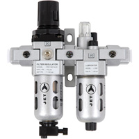 Filtre &agrave; air miniature en deux parties, r&eacute;gulateur et lubrificateur AFRLCM14, 1/4" NPT NRZ Safety Inc.