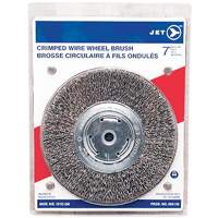 Crimped Wire Wheel, 7" Dia., 0.014" Fill, 1/2" - 2" Arbor NRZ Safety Inc.