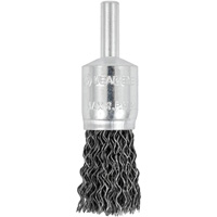 E050-20 Shaft Mounted Crimped End Brush, 1/2", 0.02" Fill, 1/4" Shank NRZ Safety Inc.