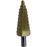 JET-KUT&reg; Super Premium M35 Step Drill, 3/16" - 1/2" , 1/16" Increments, High Speed Steel NRZ Safety Inc.
