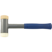 Heavy-Duty Soft-Face Dead Blow Hammer, 2.25 lbs. Head Weight, Polyurethane Face, Tubular Steel Handle NRZ Safety Inc.
