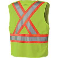 6936 Veste de s&eacute;curit&eacute; d&eacute;tachable en 5 points, Jaune lime haute visibilit&eacute;, 2T-Grand, Polyester NRZ Safety Inc.