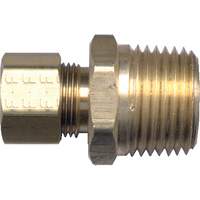 Raccord m&acirc;le de tuyau, 3/16" x 1/8" dia., Laiton NRZ Safety Inc.