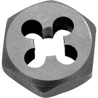 Hexagon Rethreading Bolt Die, 11/16" Dia., 5/16"-18 Thread, Chromium Steel NRZ Safety Inc.